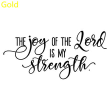 Joy of the Lord Christian Vinyl Wall Decal