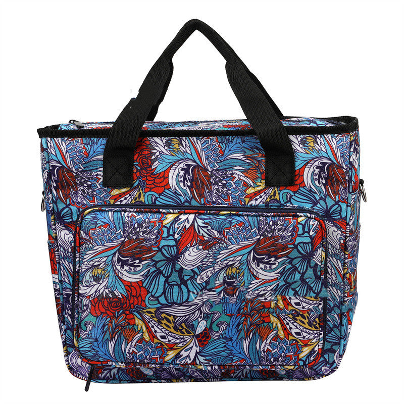 Portable Yarn and Crochet Project Organizer Bag