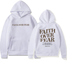 Faith Over Fear Unisex Christian Aesthetic Hoodie