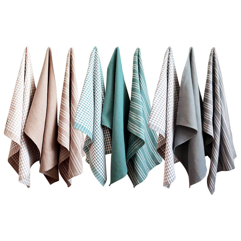 Absorbent Cotton Kitchen Tea Towel Set of 3