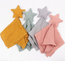 Star and Moon Muslin Cotton Baby Comfort Blanket