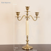Polished Brass European-Style Taper Candlestick