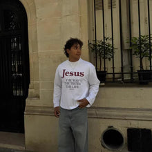 Jesus Is the Way Long Sleeve Crew Neck Faith Top