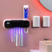 UV Sterilizing Toothbrush Holder with Electric Drying